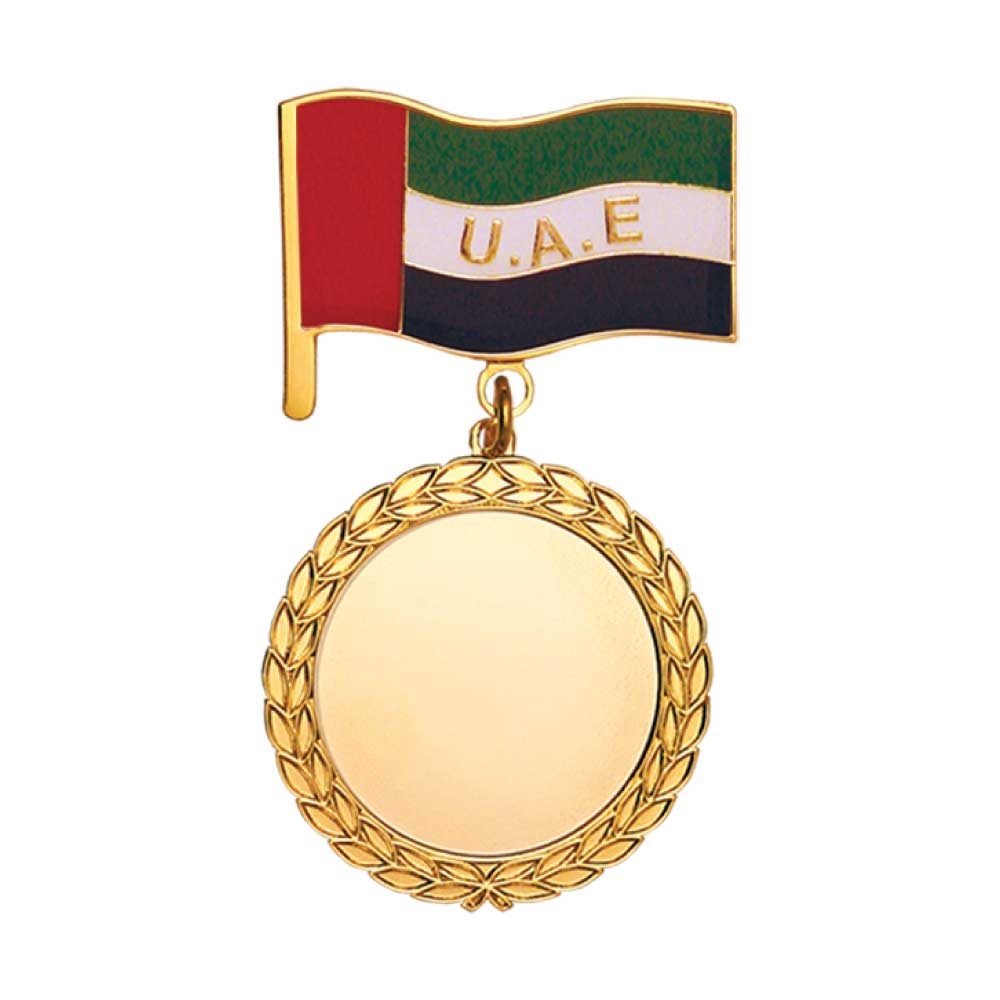 UAE Flag and Medal Badges