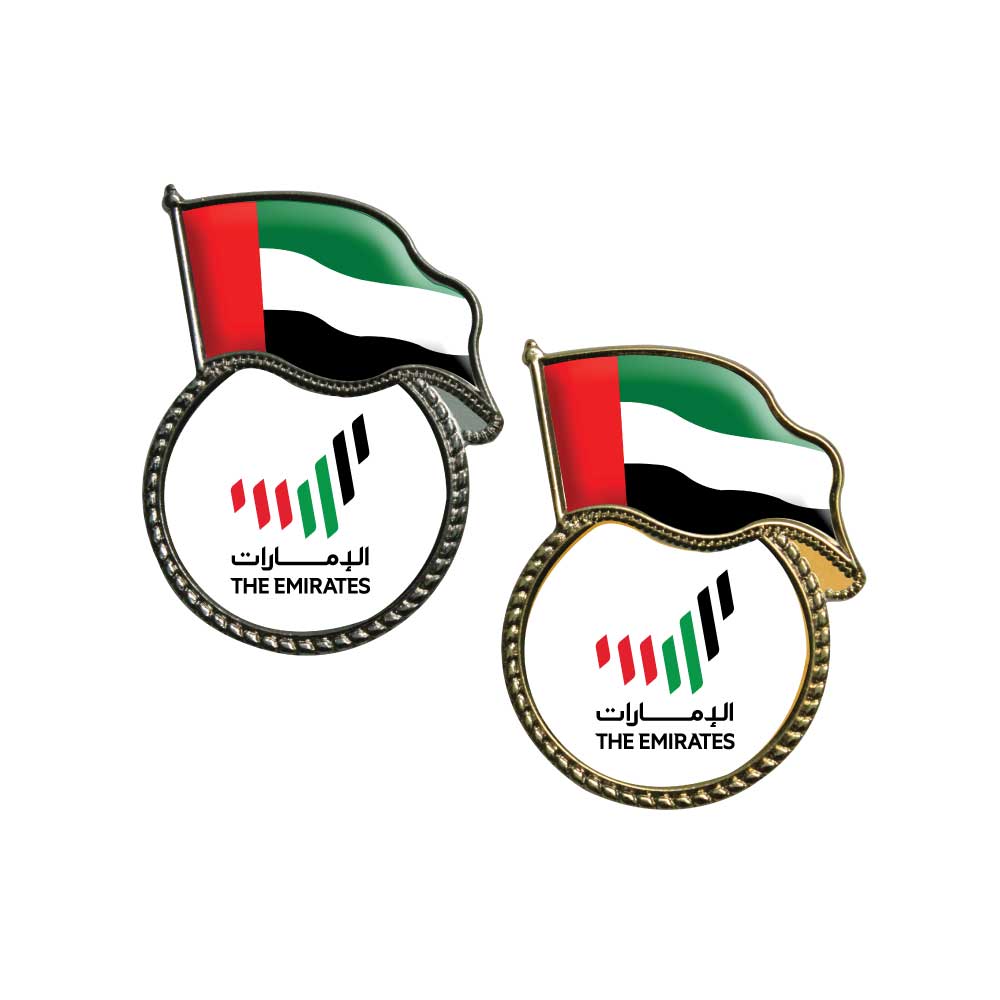 UAE Flag Metal Badges