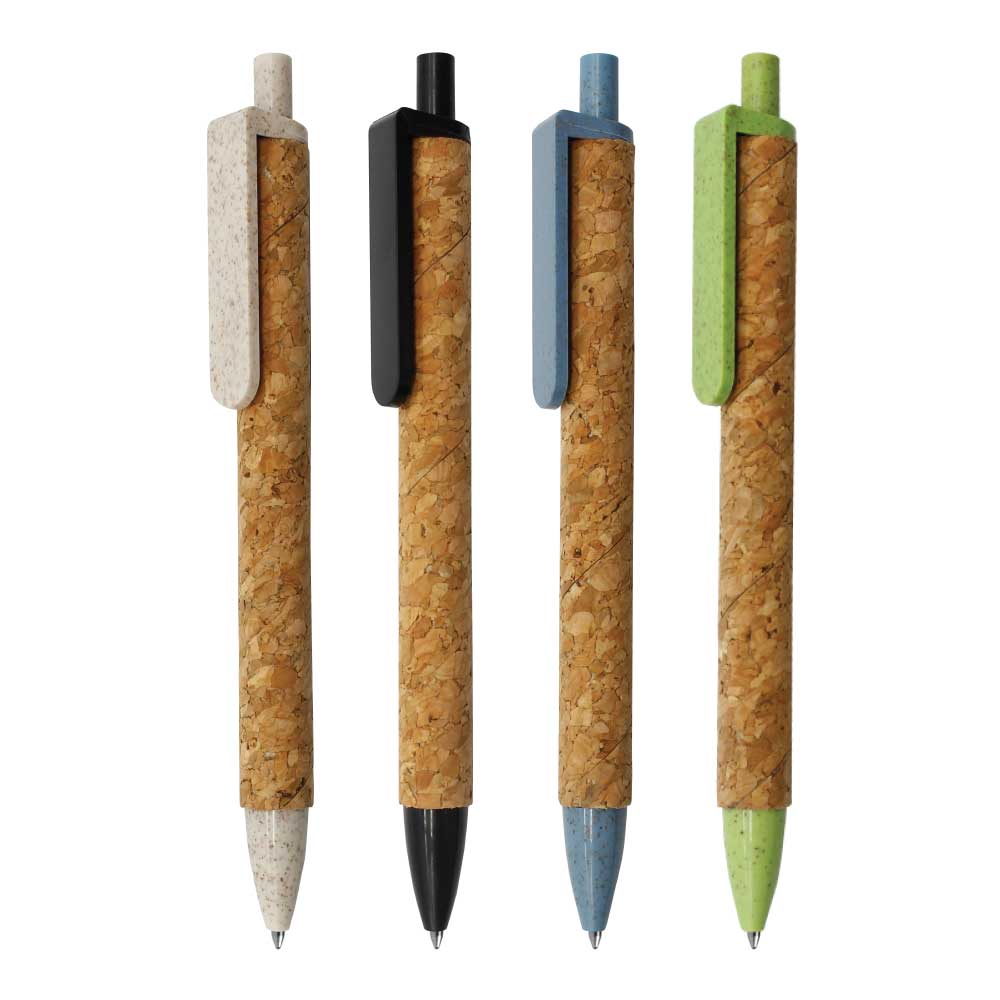 Wheat Straw and Cork Pens