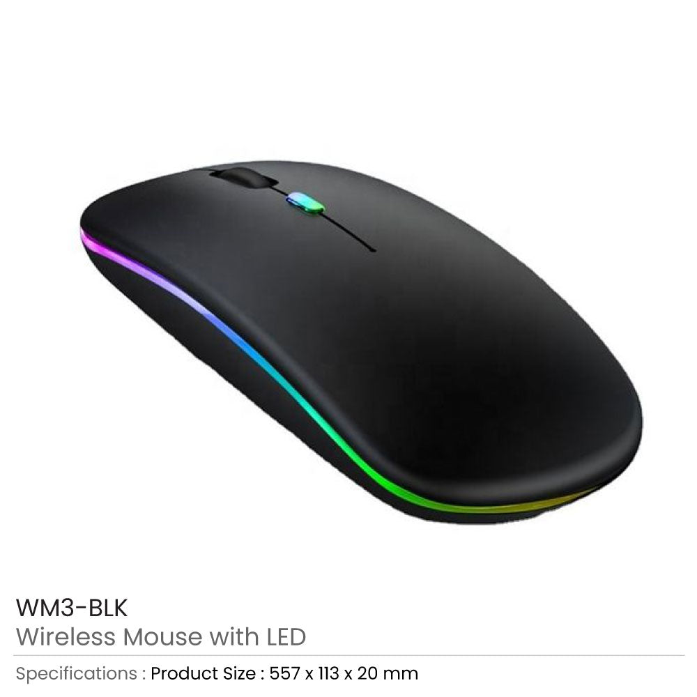 Wireless Mouse, Rechargeable & Silent