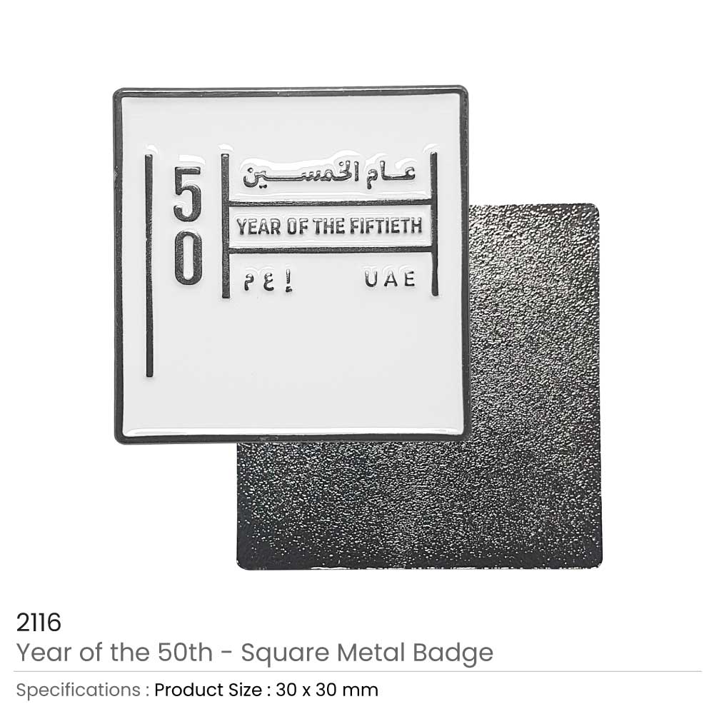 Year of The 50th UAE Badges