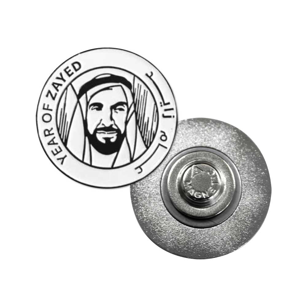 Year of Zayed Metal Badges