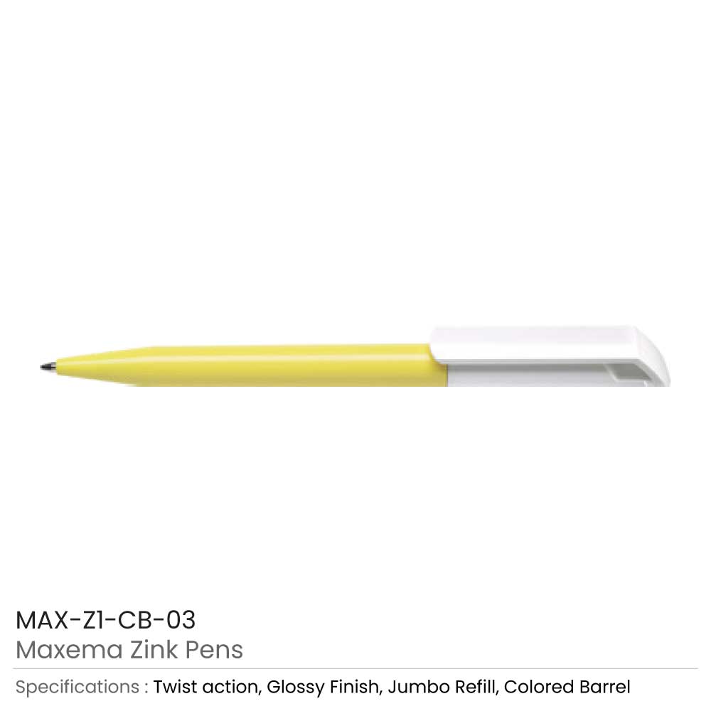 Maxema Zink Pens Colored Barrel