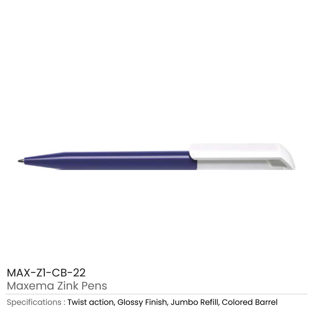 Maxema Zink Pens Colored Barrel