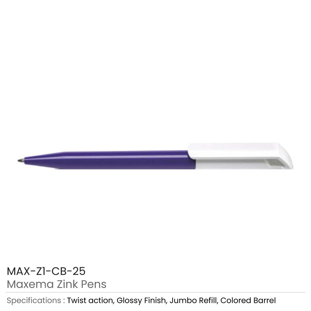 Maxema Zink Pens Colored Barrel