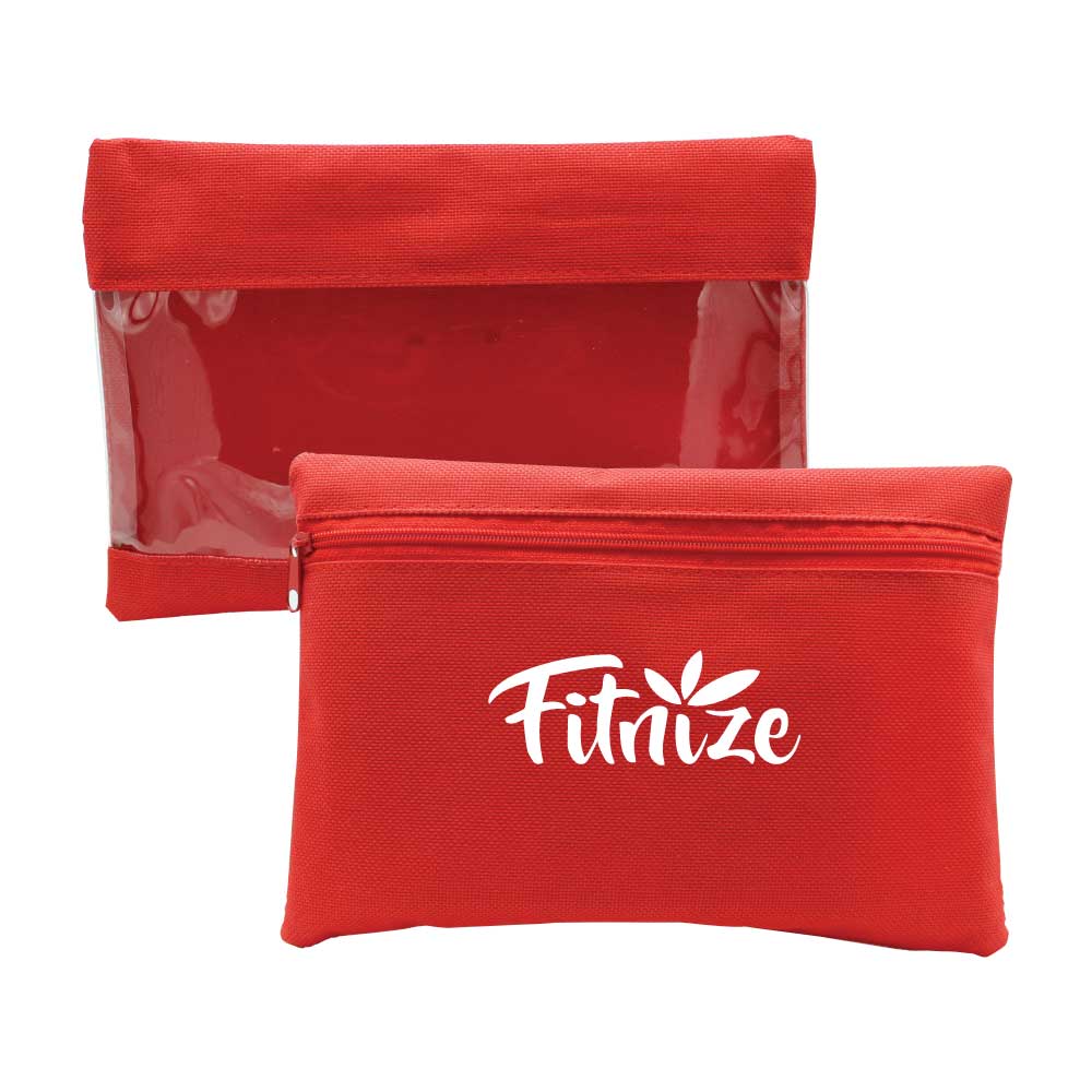 Zipper Pouch with Transparent Window