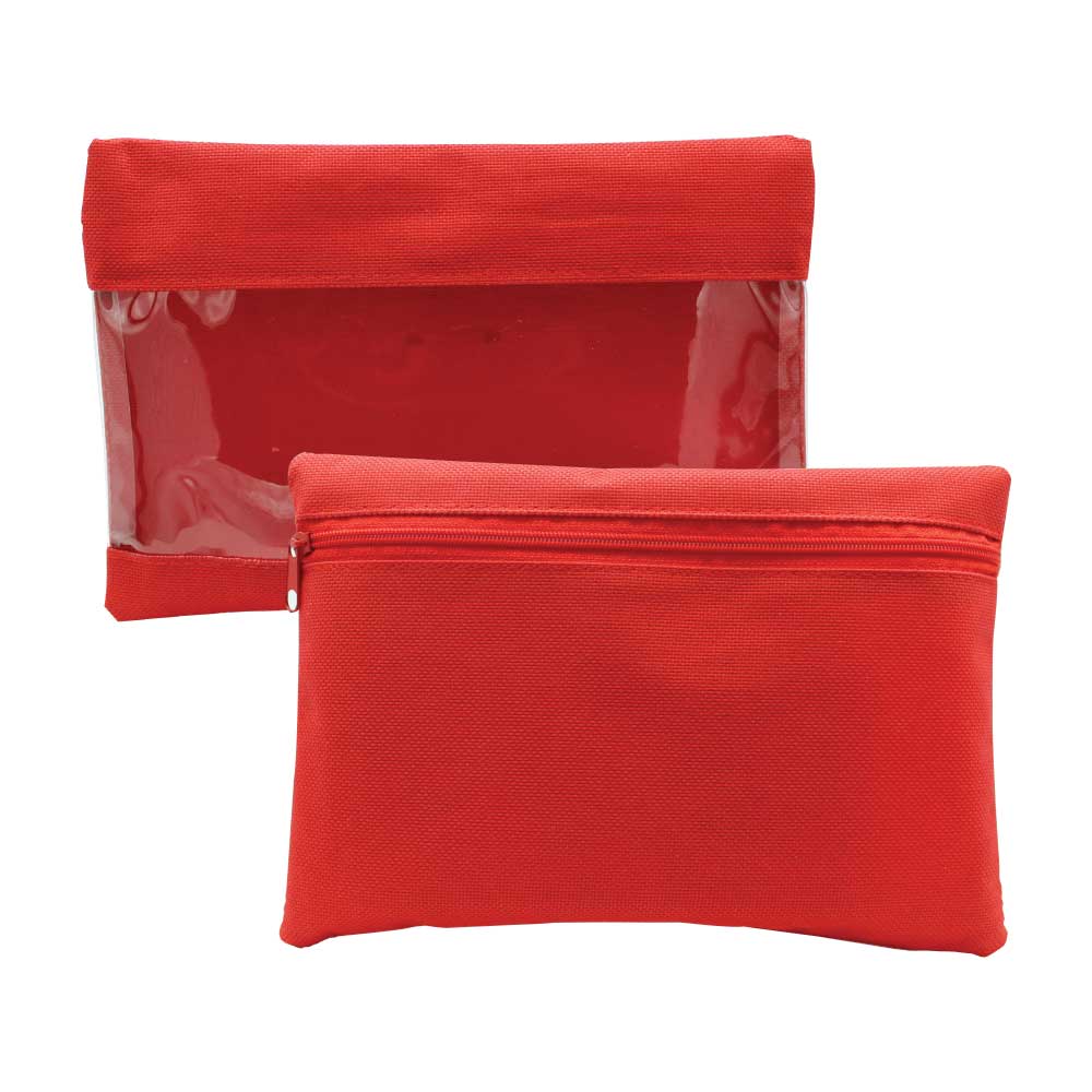 Zipper Pouch with Transparent Window