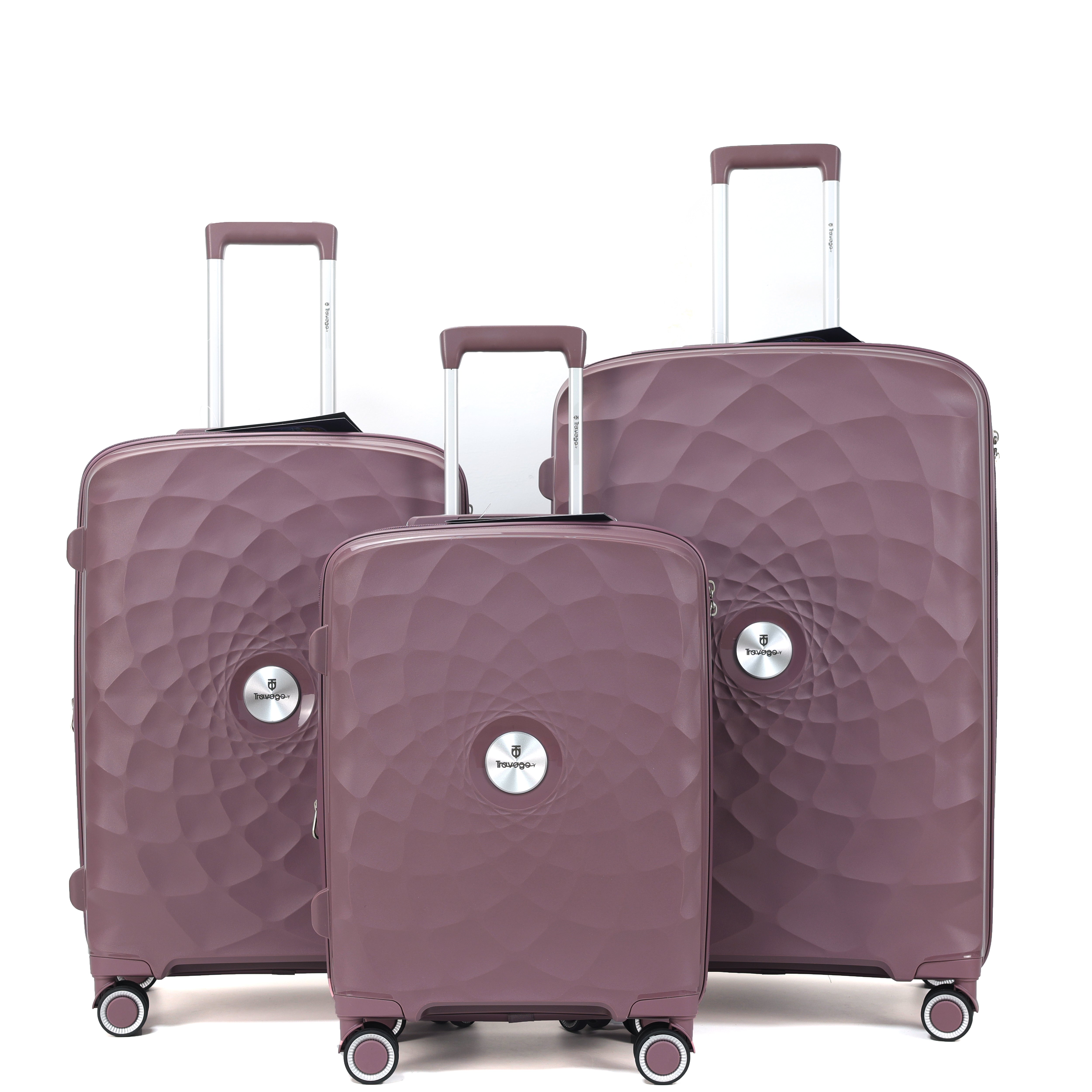 Travago Spider Lilly Suitcase - Purple Grey