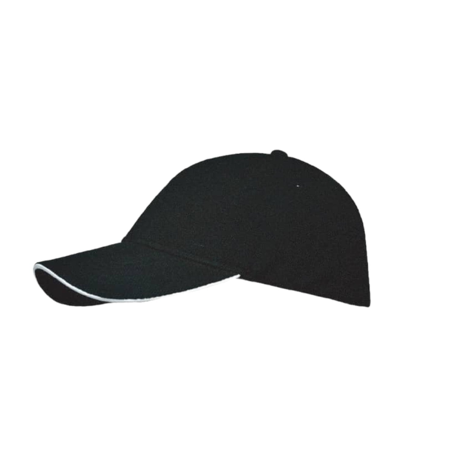 Performance Stretch-Fitted Cap - Black / White