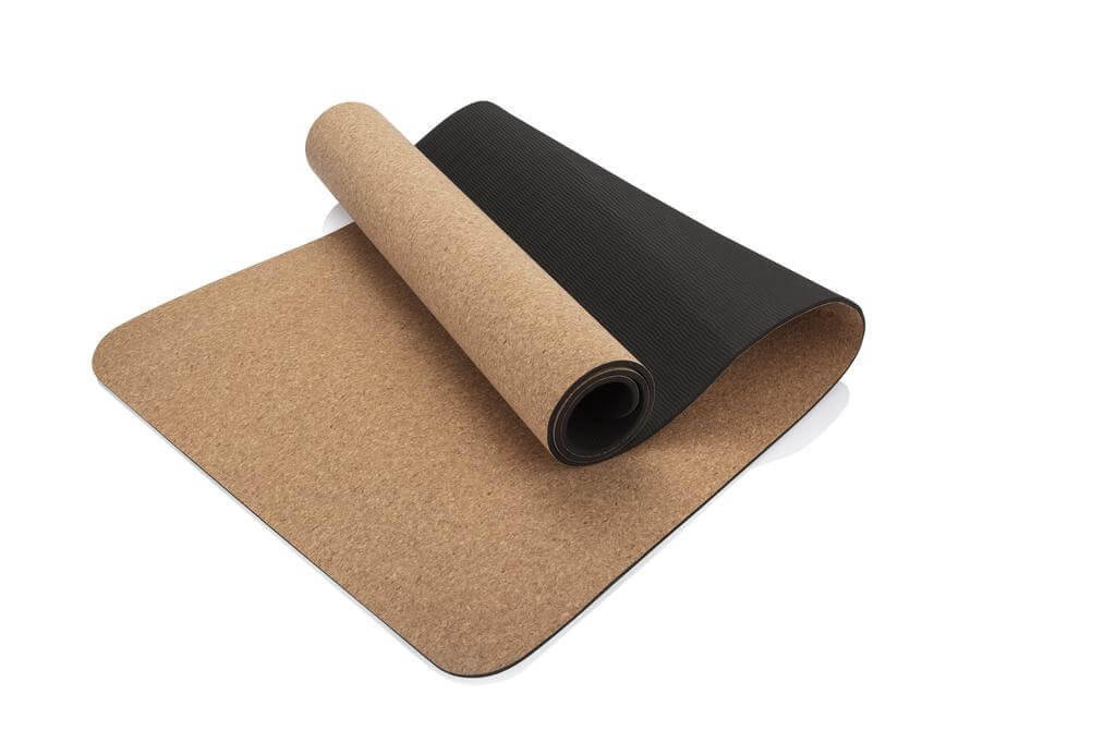 Cork Performance Yoga Mat with Cushioned Base