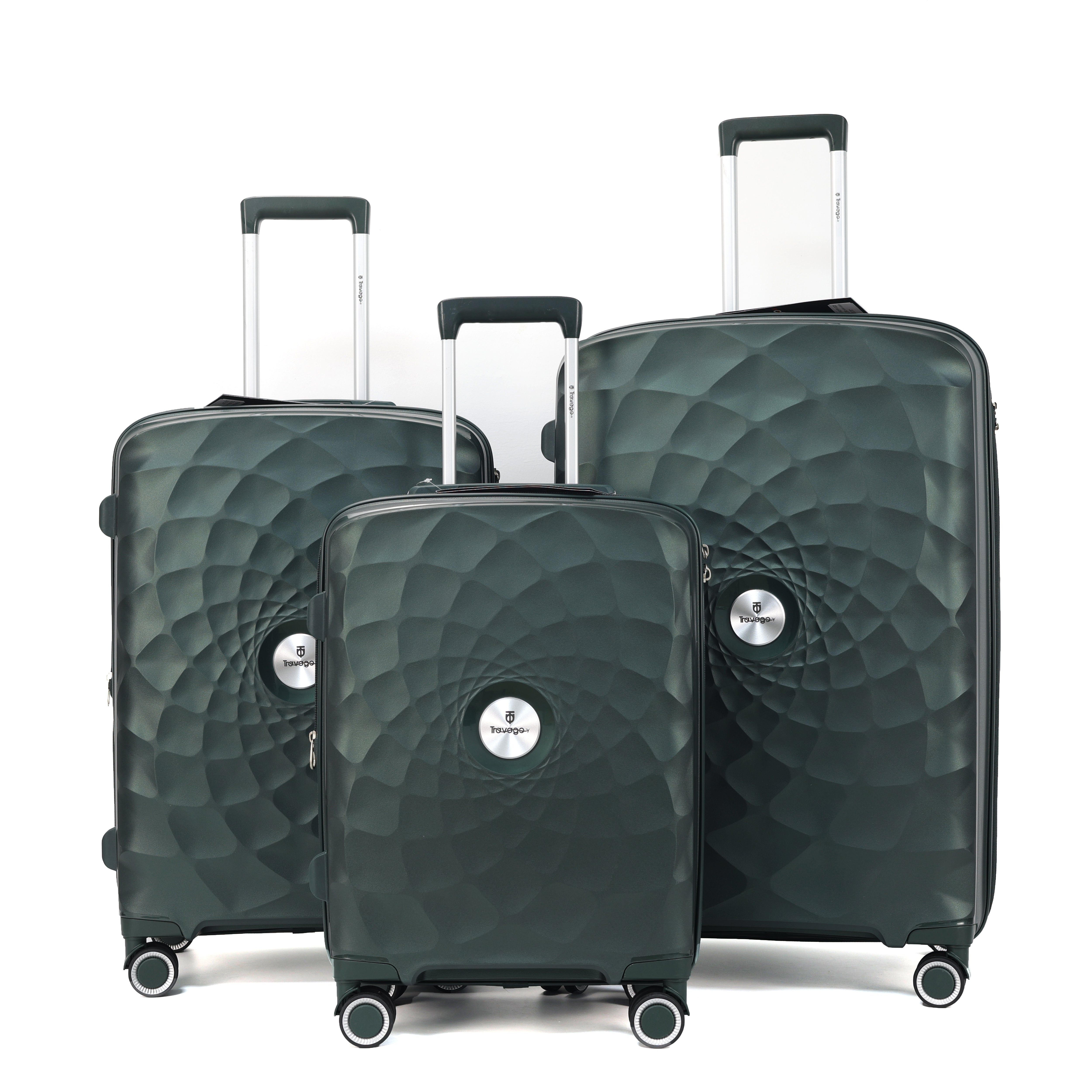 Travago Spider Lilly Suitcase - Green