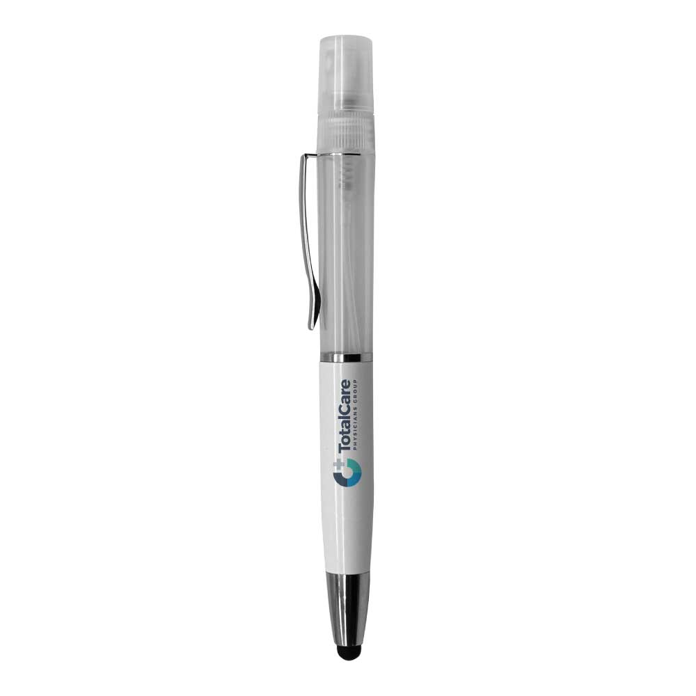 Pen with Stylus and Sanitizer Spray