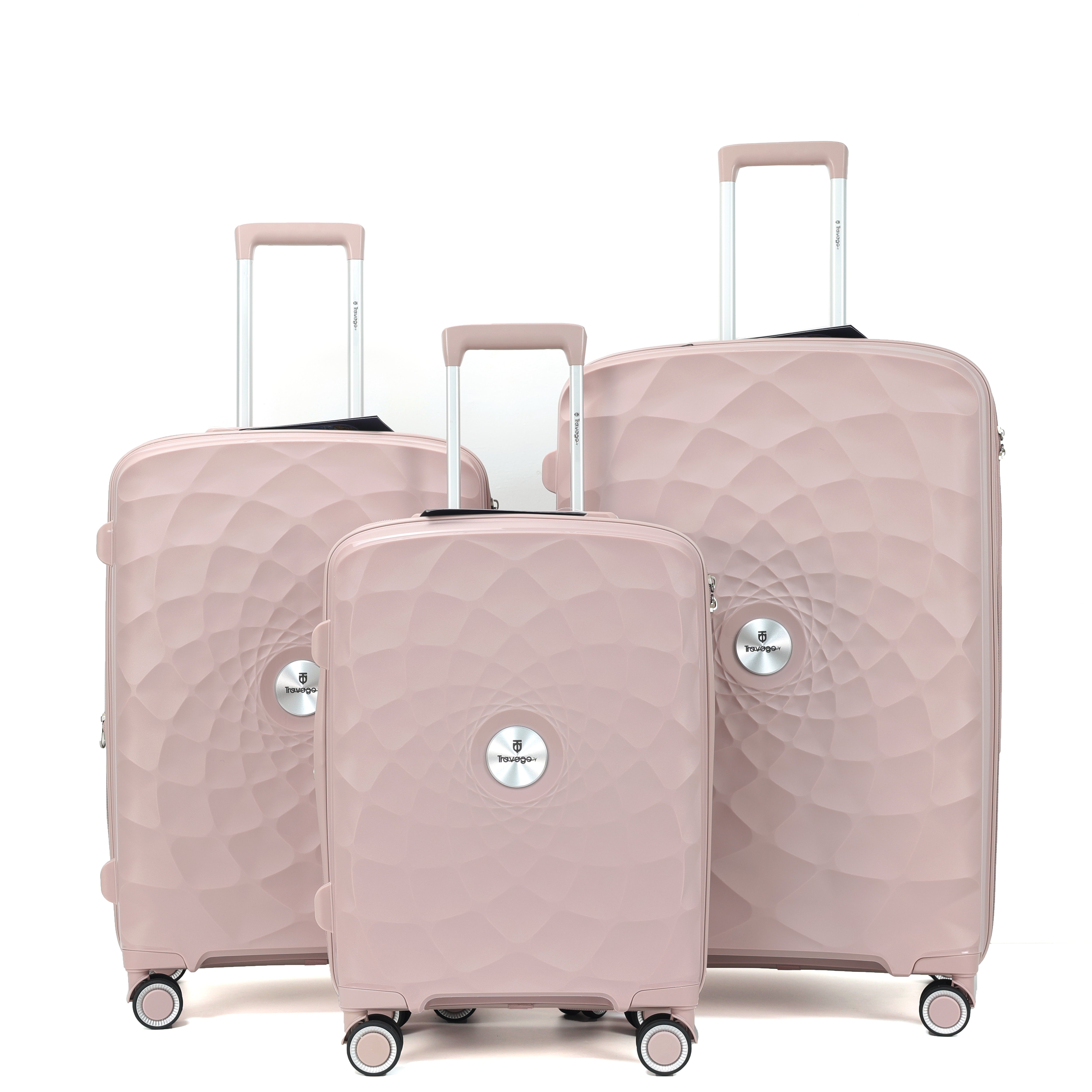 Travago Spider Lilly Suitcase - Rose Gold