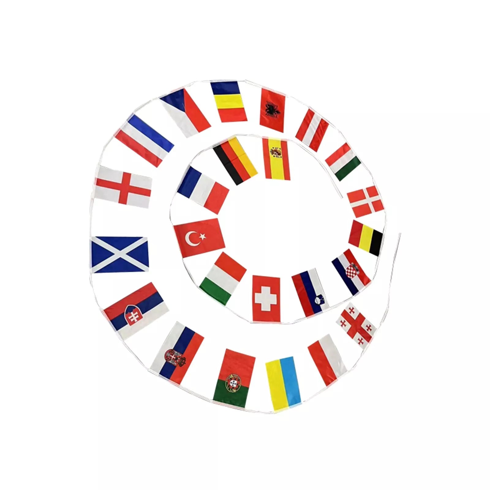 Euro 2024 Country String Flags