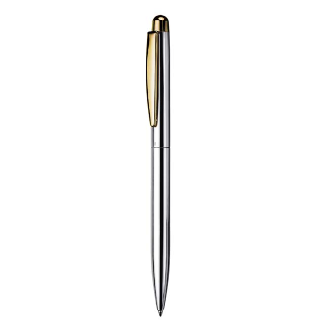 Ballpoint Pen With Gold Plated Fittings