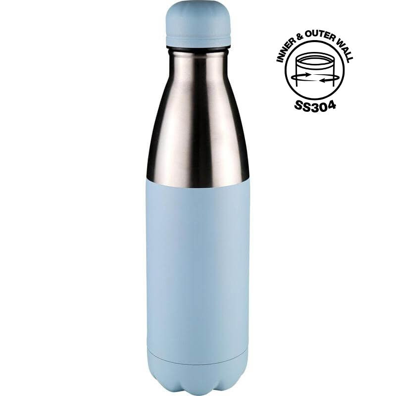 Double Wall Stainless Steel Water Bottle - Sky Blue