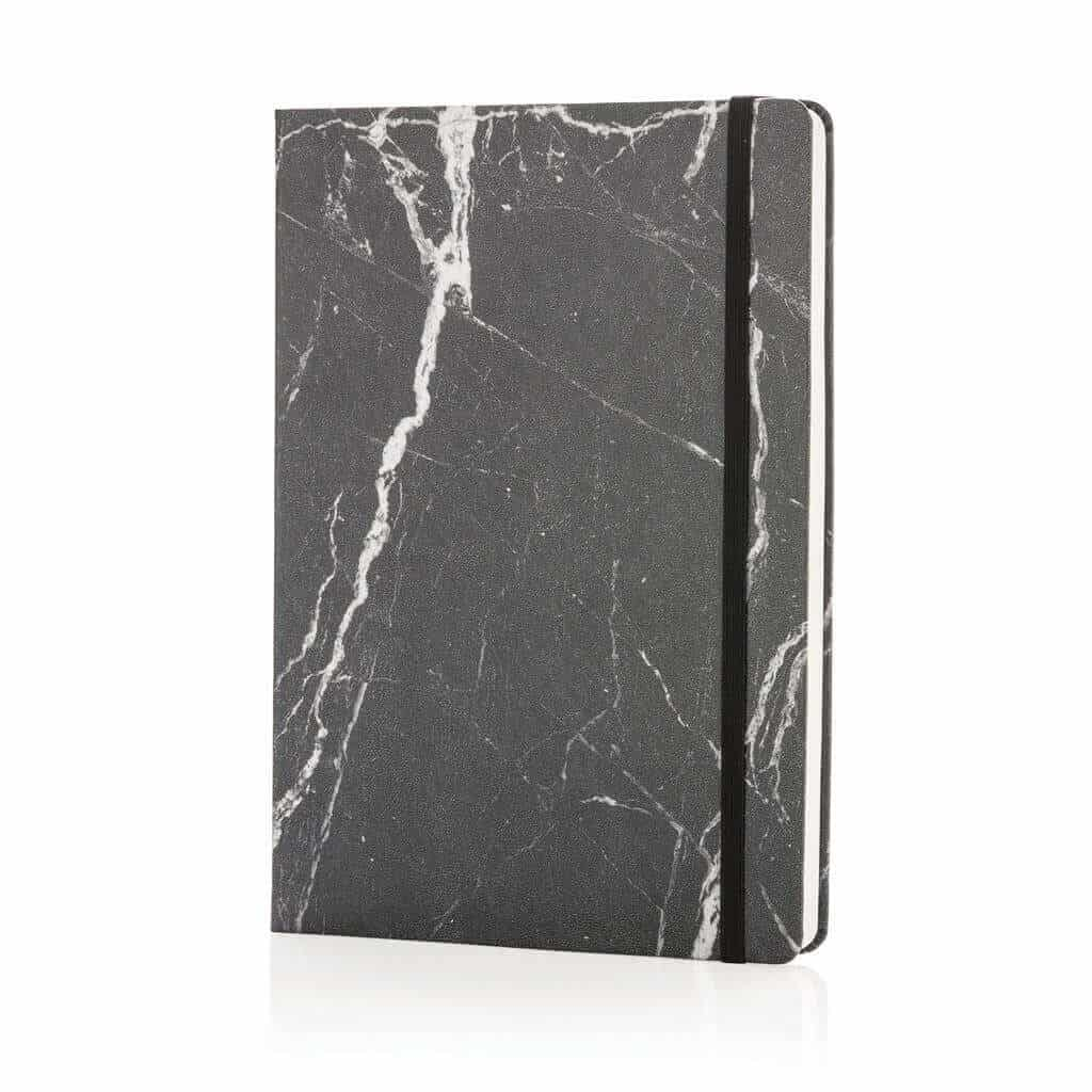 Marble PU A5 Ruled Notebook