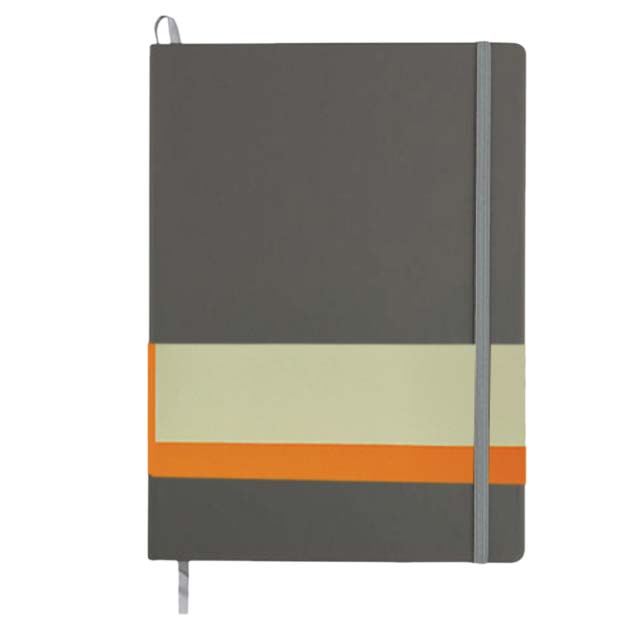 RULBUK - SANTHOME Softcover Ruled A5 Notebook Grey