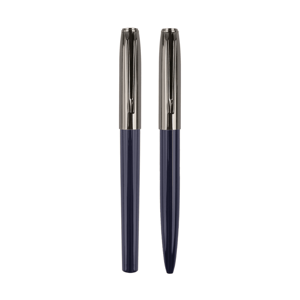 Gift Set of Roller and Ball Pen - Navy Blue