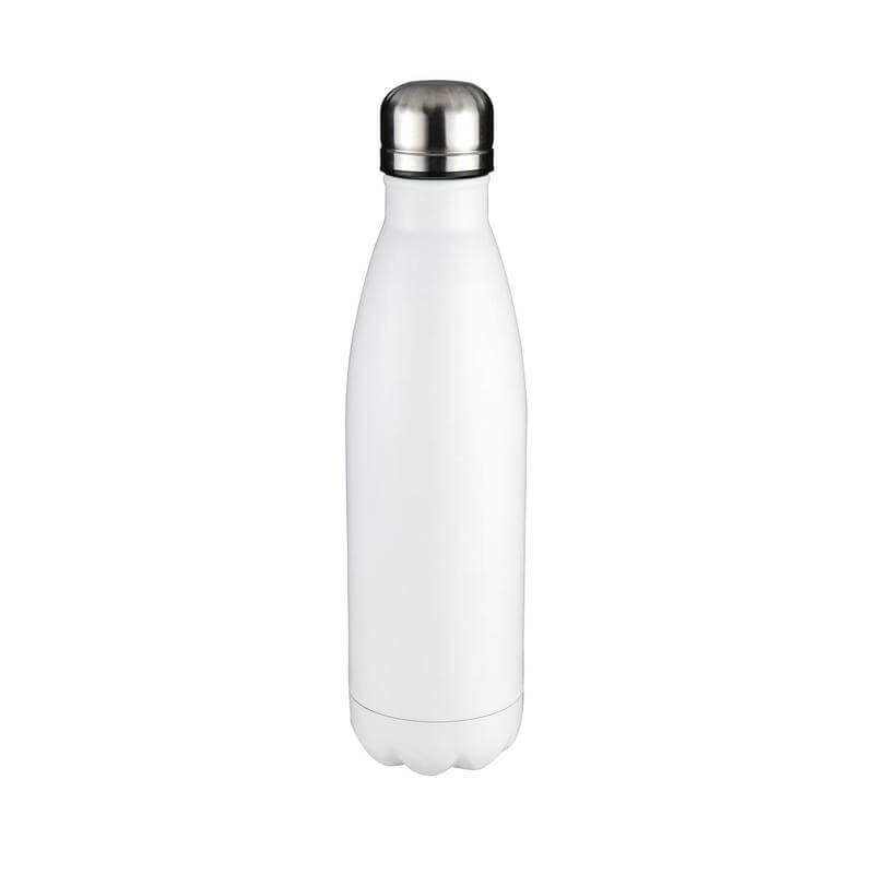 Promotional Double Wall Stainless Steel Water Bottle - White