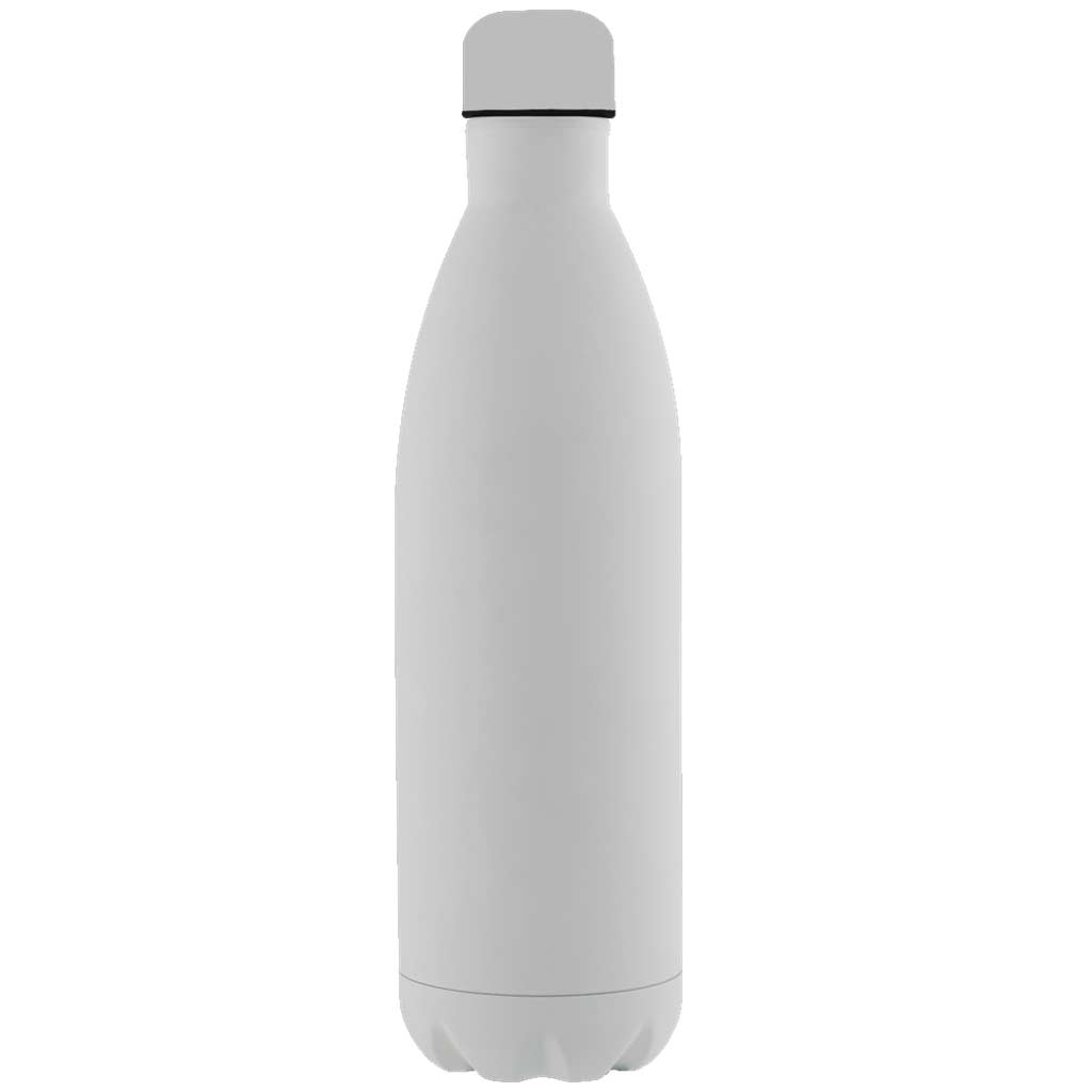 Soft Touch lnsulated Water Bottle - 1L - White