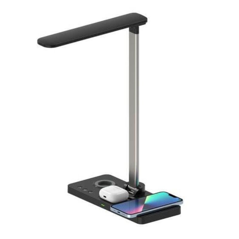 Wireless Charger with Desk Lamp 3 in 1  - Black