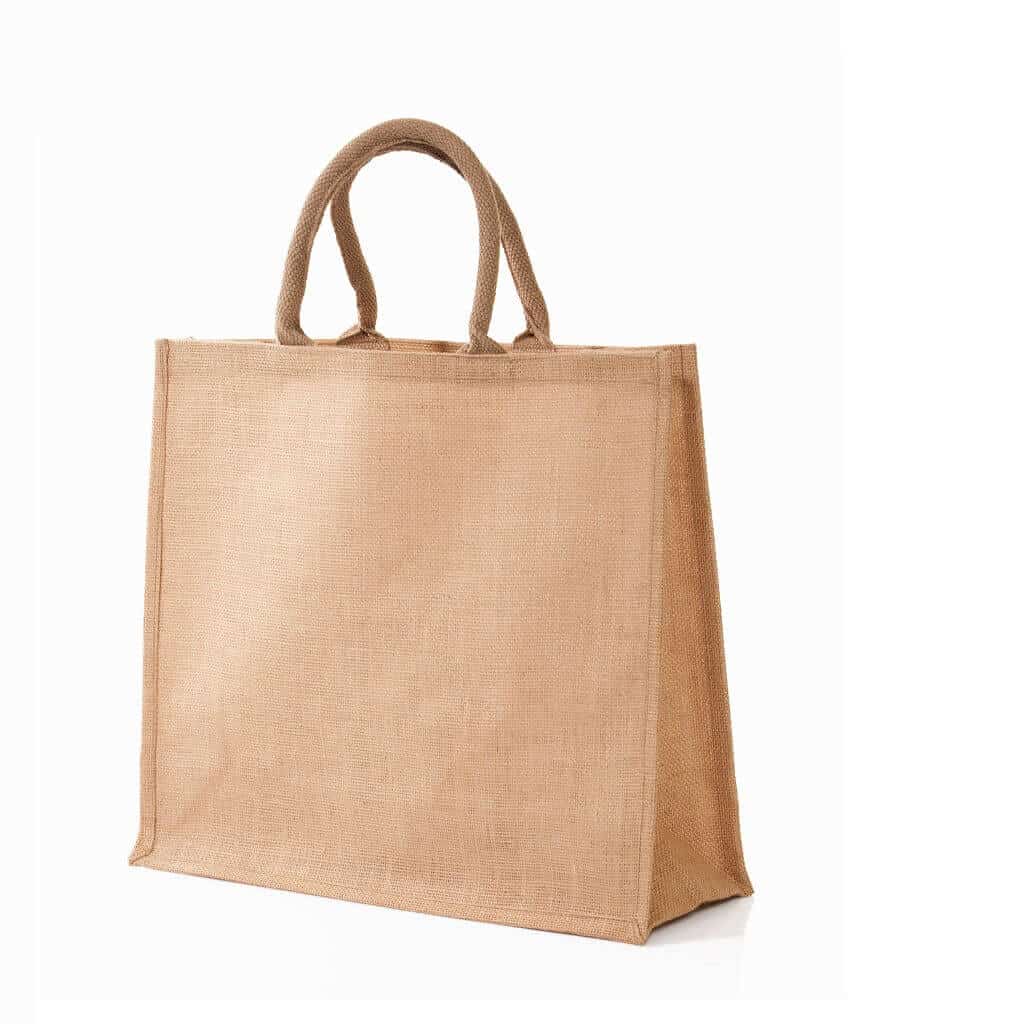 Jute Shopping Bag - Horizontal - Natural