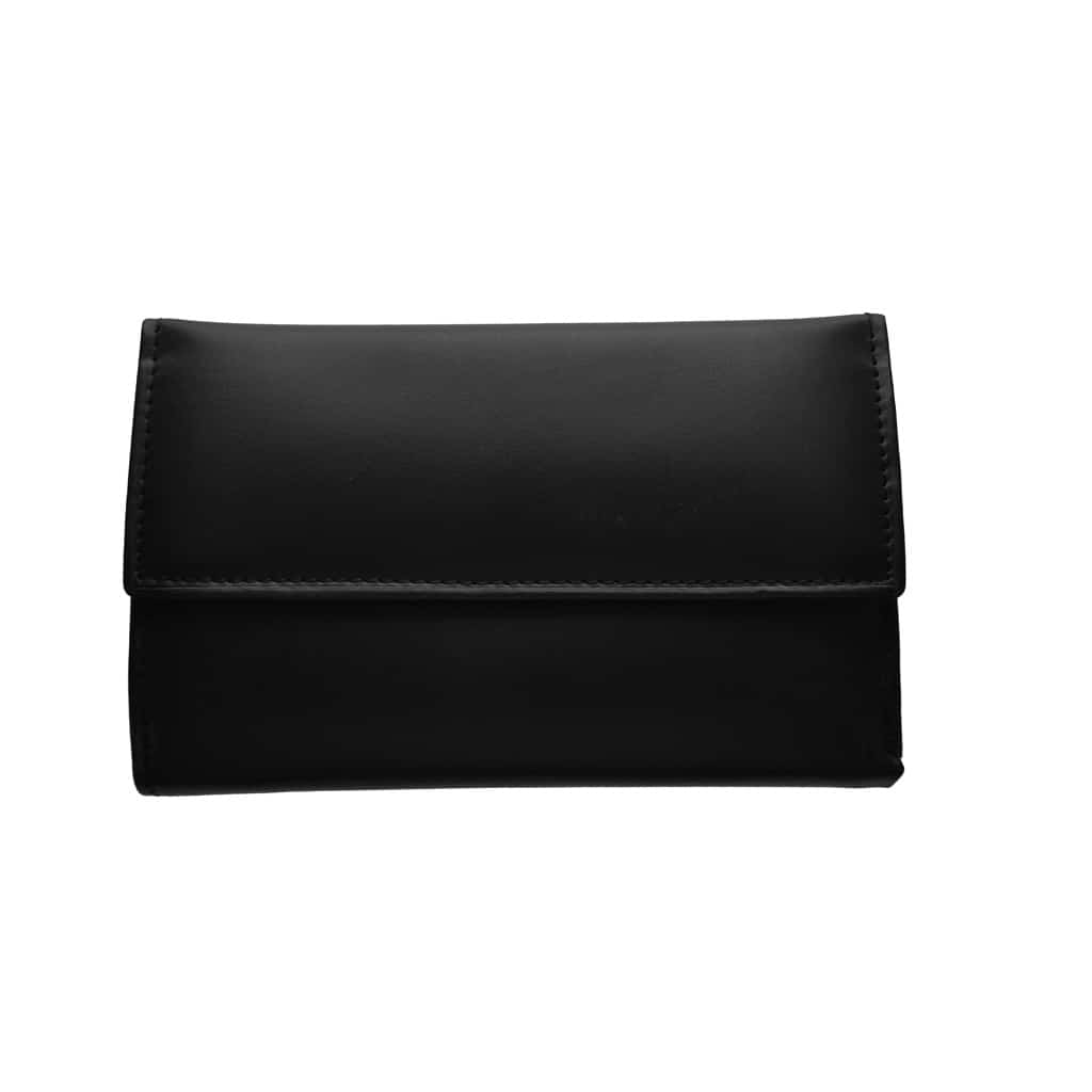 Real Leather Ladies Wallets Black