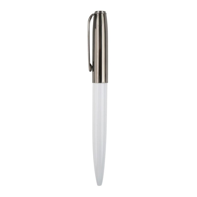 Metal Ball Pen - White