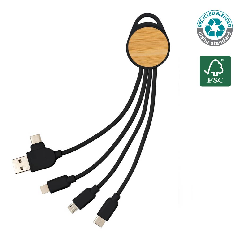 Recycled Multi Cable 6-in-1