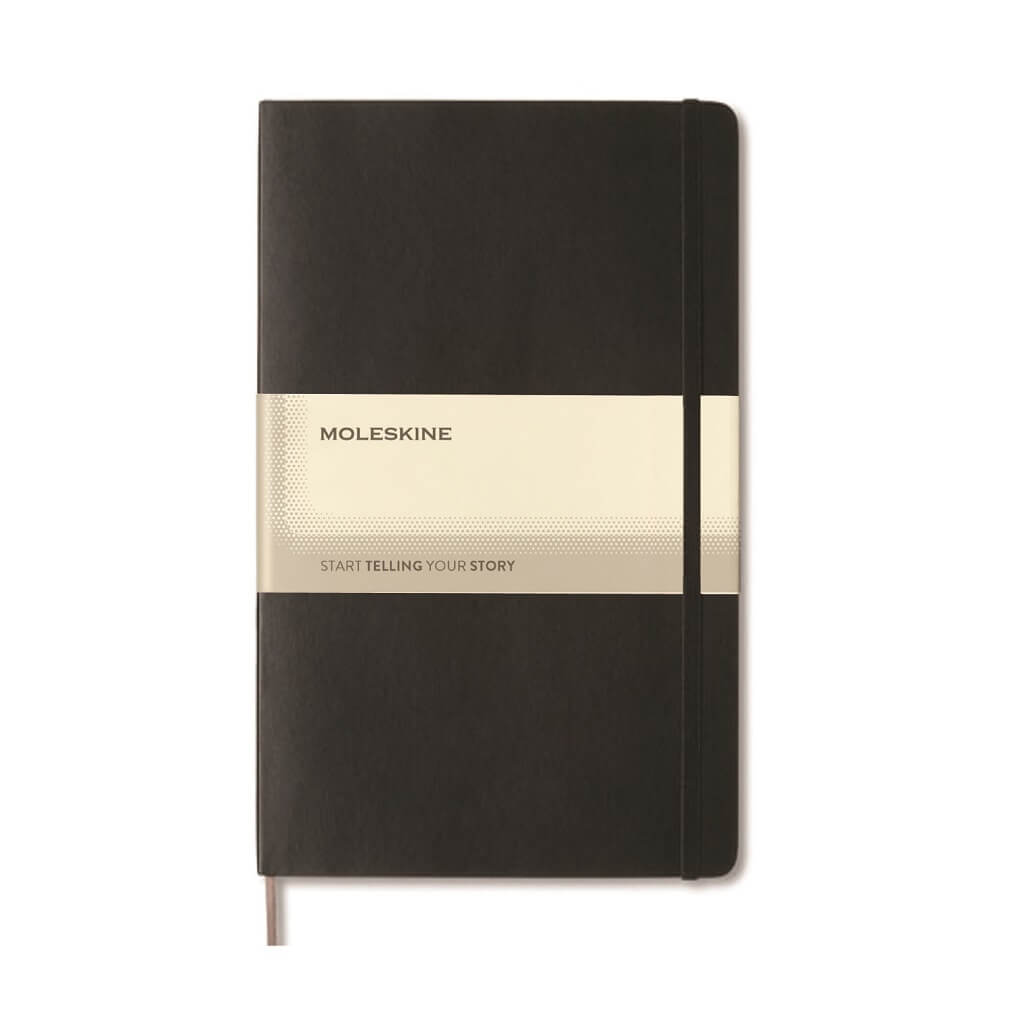 Large Notebook - Hard Cover - Plain - Black