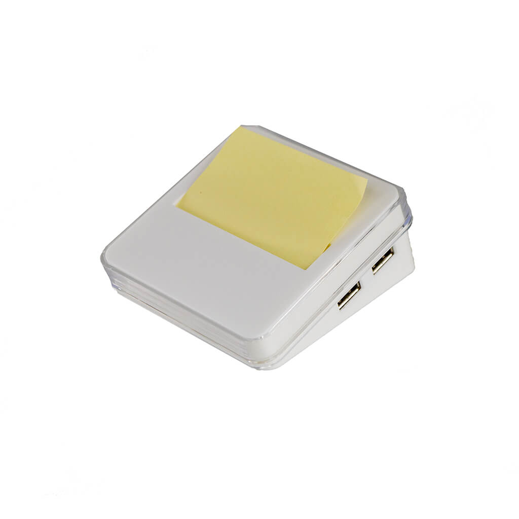Mobile Holder, USB Hub With Sticky Note Pad