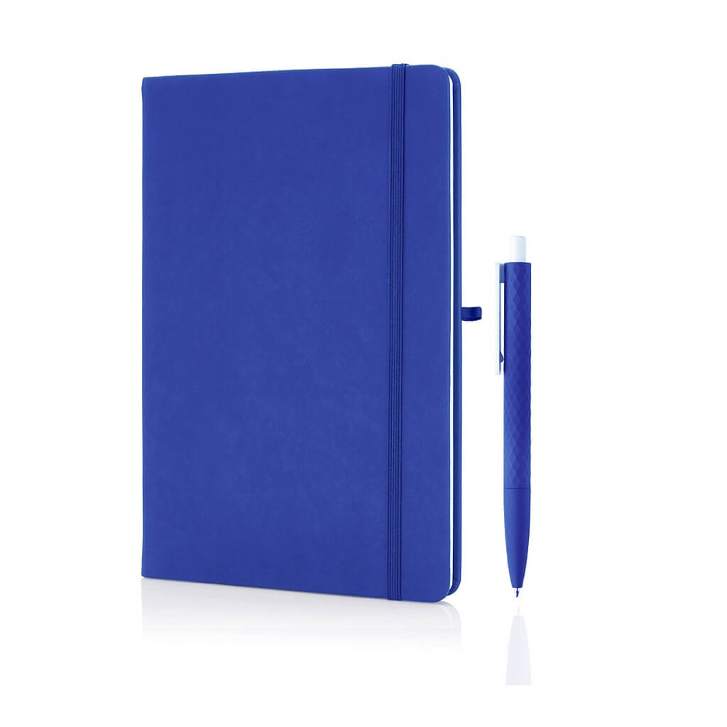 A5 Notebook With Pen Set - Royal Blue