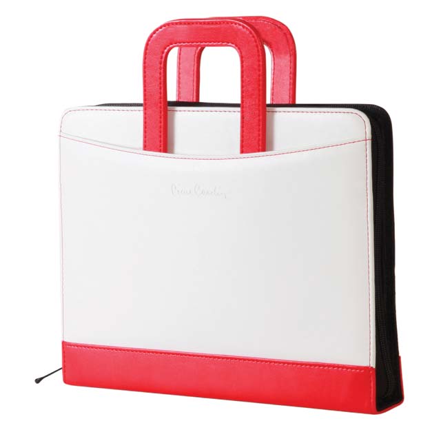 Folder With Powerbank White / Red