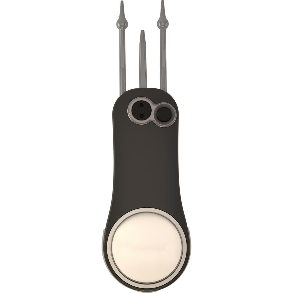 Fusion Golf Divot Tool 2.5 pin -  Black