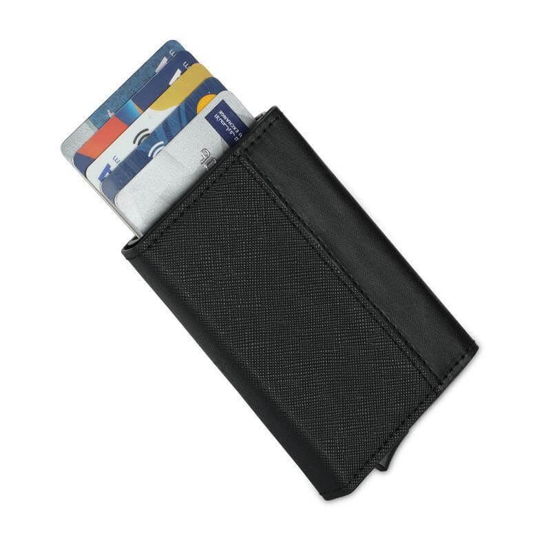 RFID Sliding Card Holder - Black