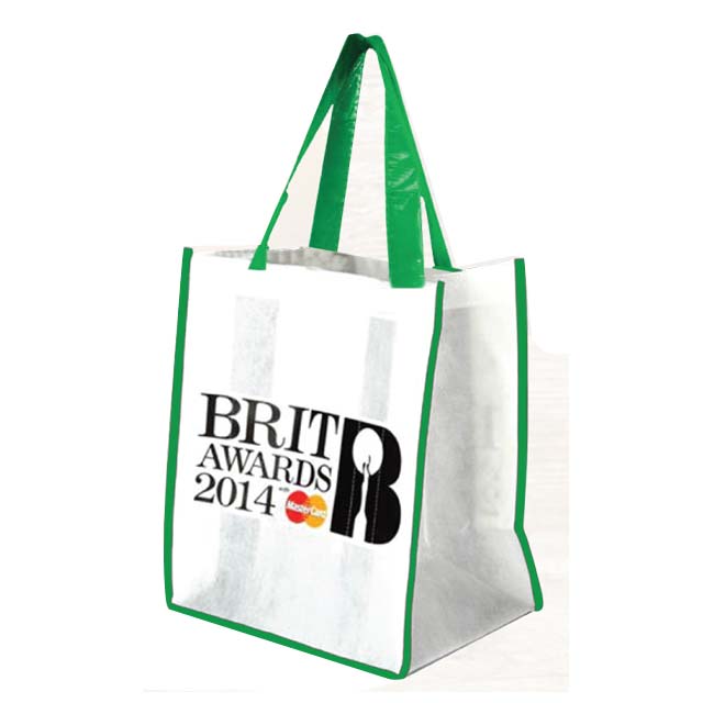 RPET Shopping Bag White/Green