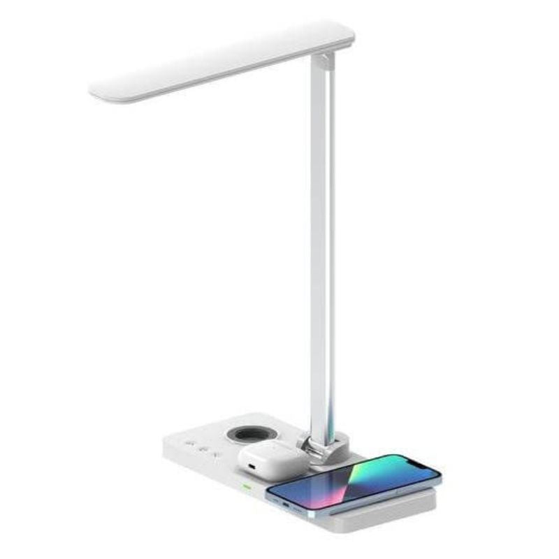 Wireless Charger with Desk Lamp 3 in 1  - White