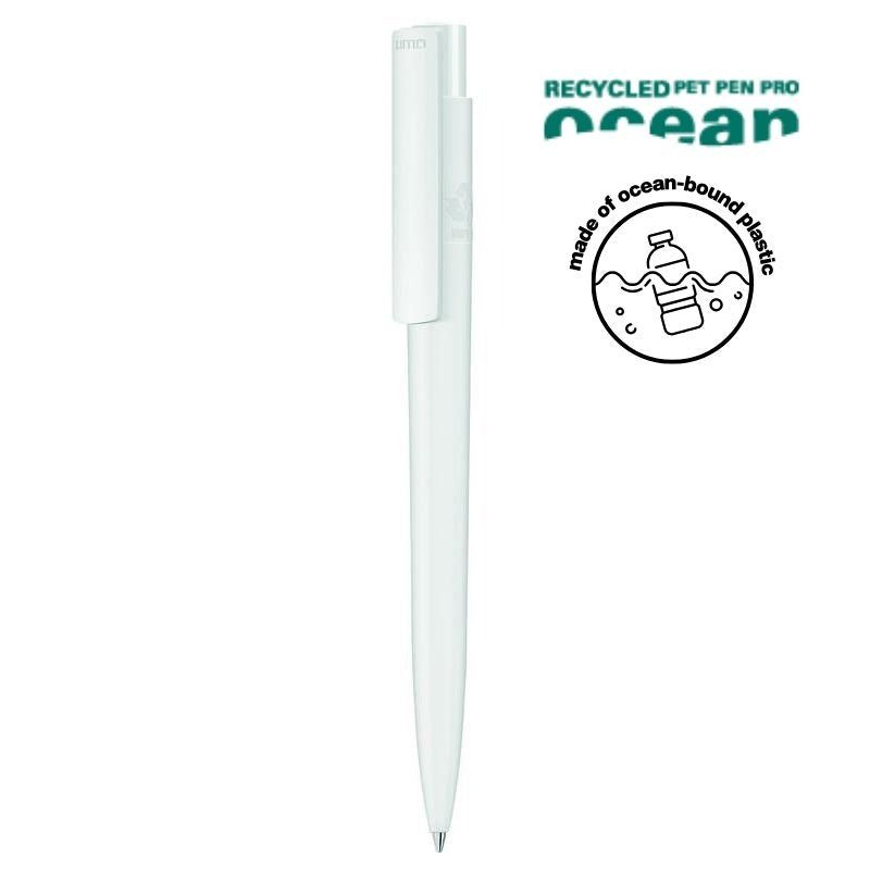 Recycled Plastic Pen - White