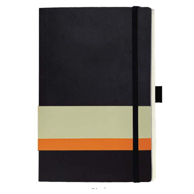 Softcover Ruled A5 Notebook Black