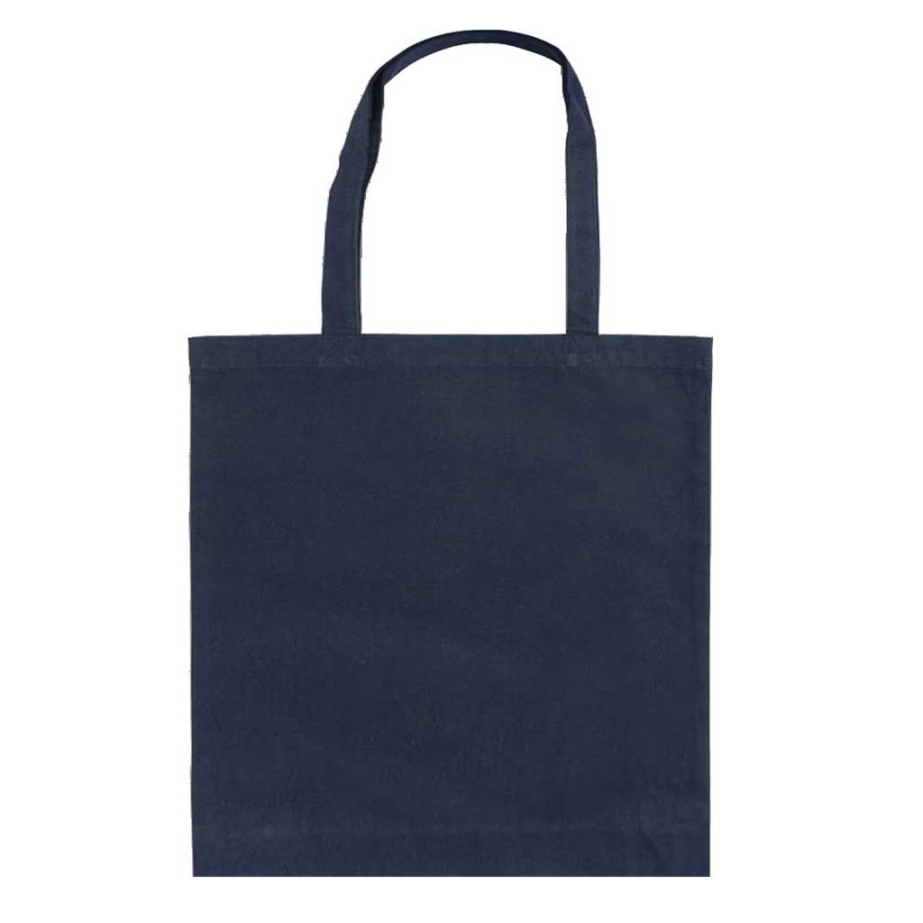 Eco-Friendly Cotton Shopping Bags - Navy Blue