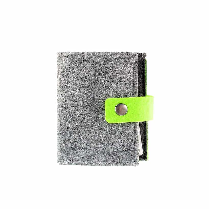 Felt Cards Holder - Light Grey