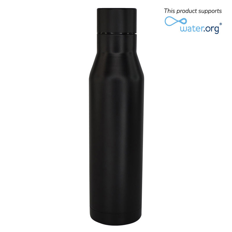 Double Wall Water Bottle - Black