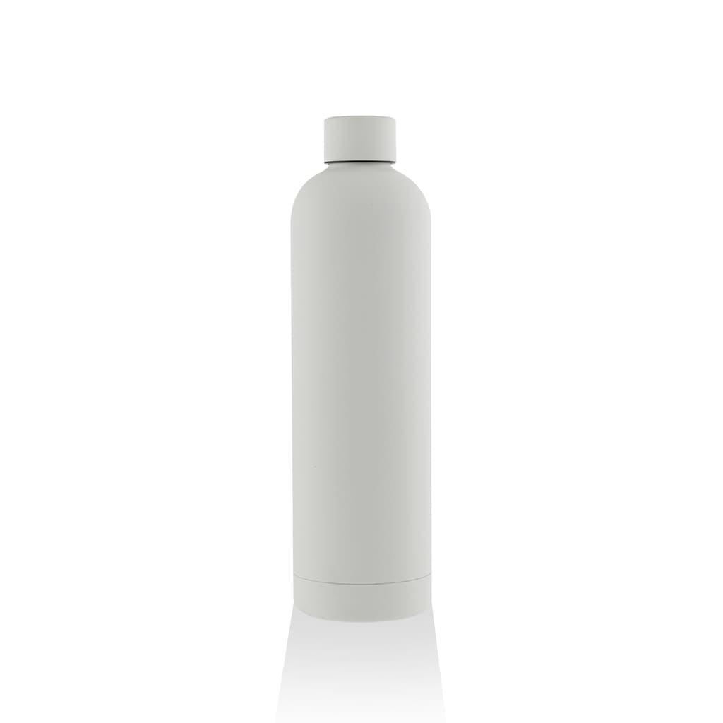 Soft Touch Insulated Water Bottle - 750ml - White