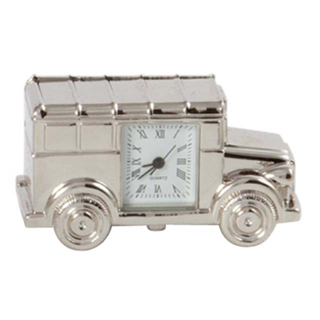 Pierre Cardin Silverplated Desk Clock