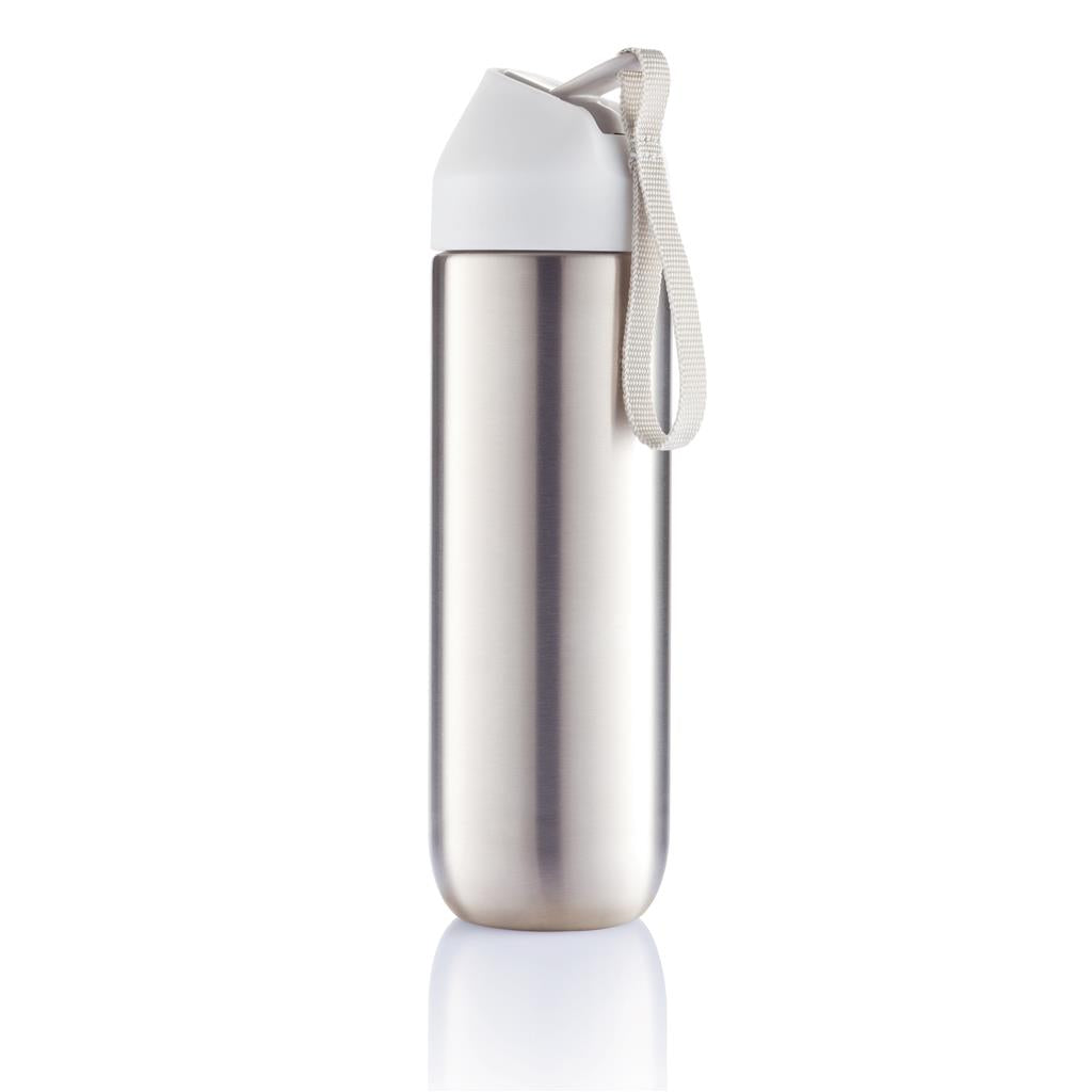 Stainless Steel Water Bottle White-Grey