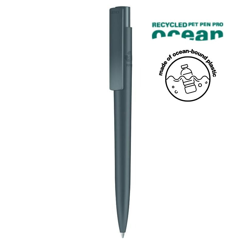 Recycled Plastic Pen - Dark Grey