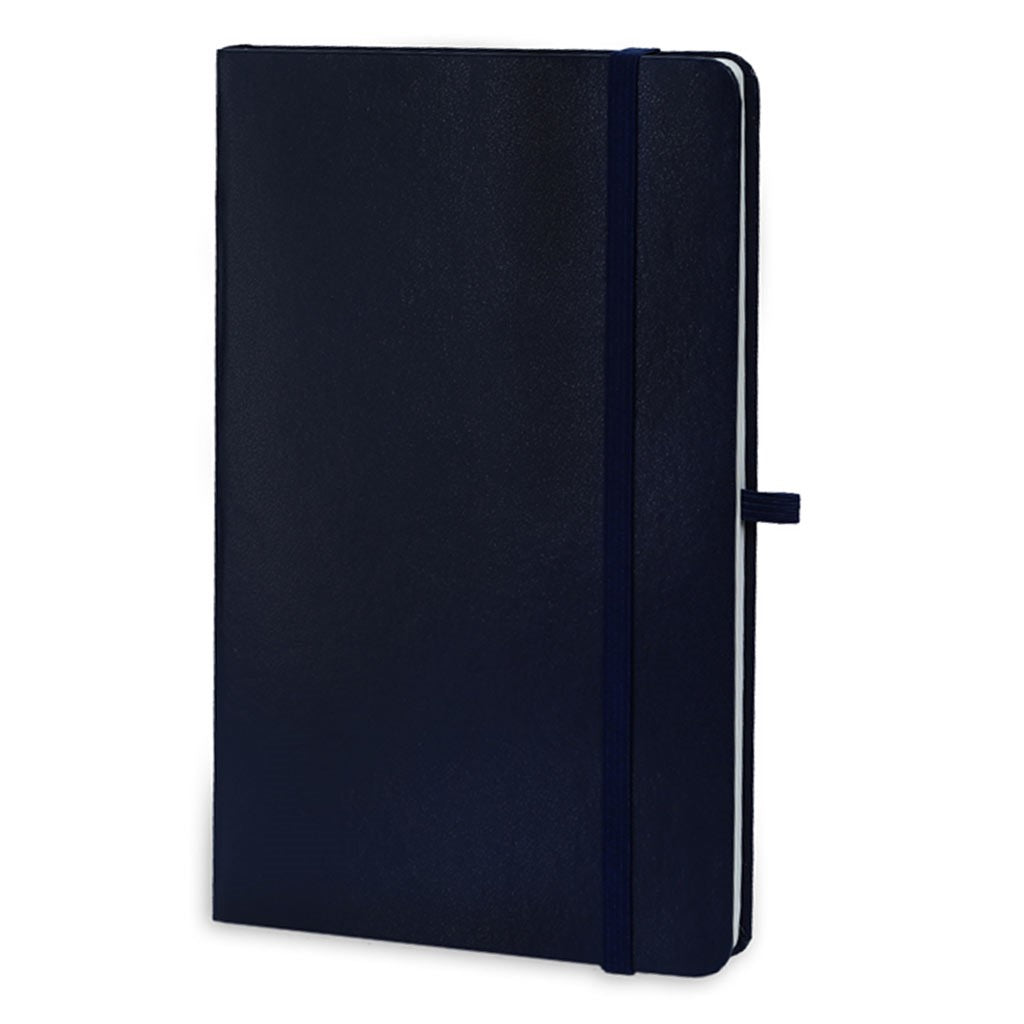A5 Hardcover Ruled Notebook Navy Blue