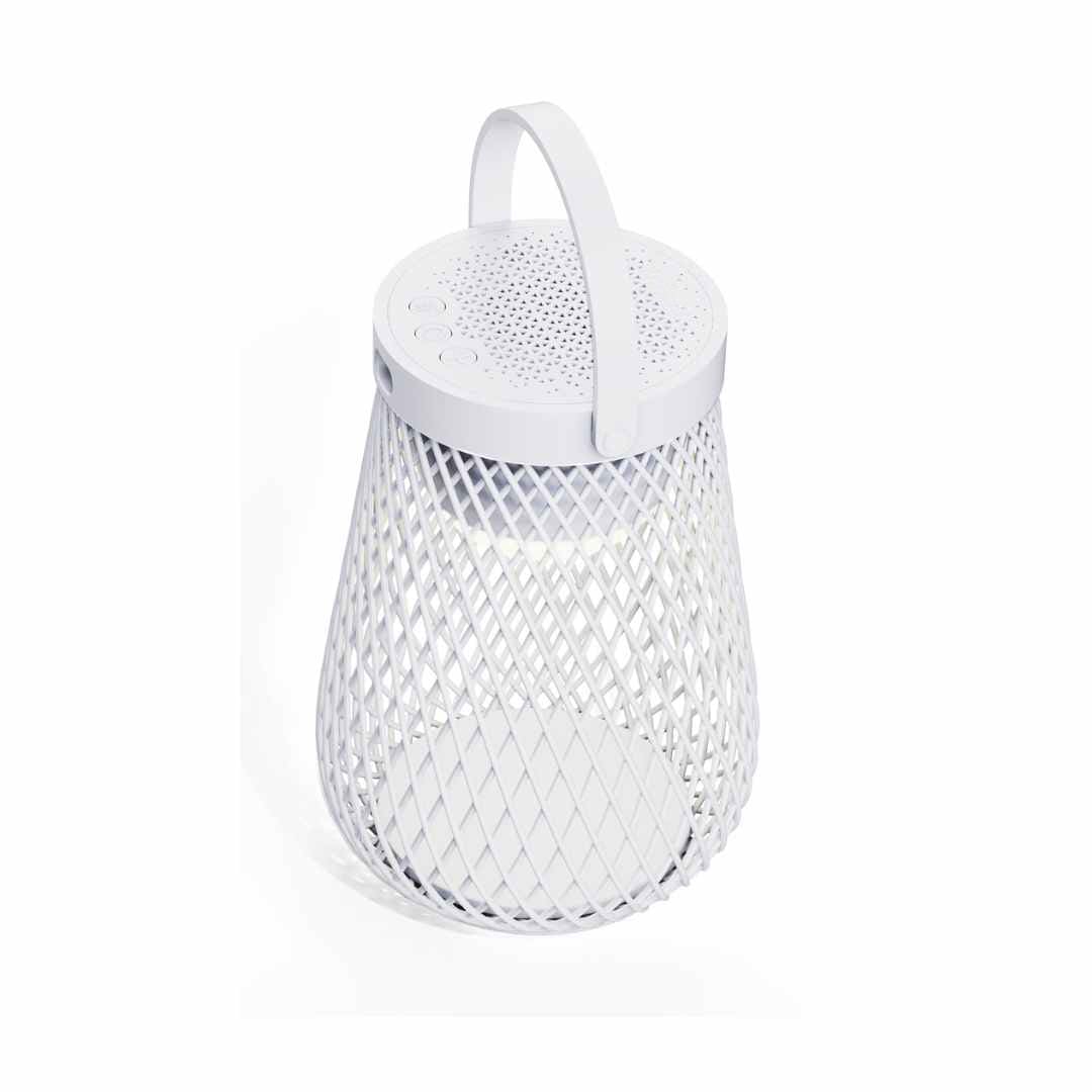 Wireless Speaker Lamp - White