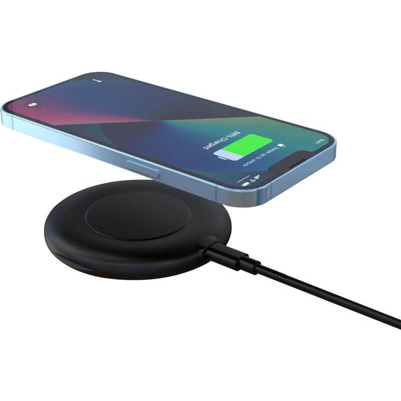 15W Wireless Charger Multi - Cable Set - Black